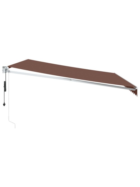 Automaattimarkiisi ruskea 450x300 cm