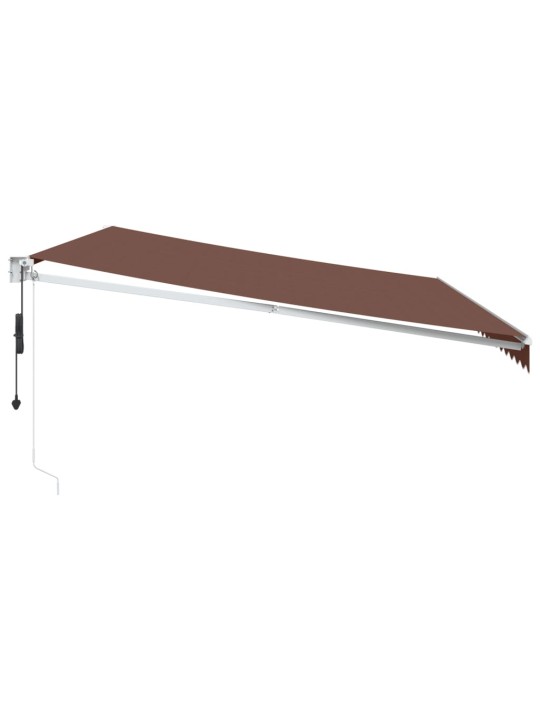 Automaattimarkiisi ruskea 500x300 cm