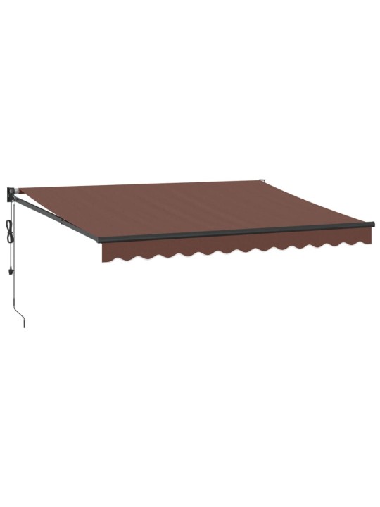 Automaattimarkiisi ruskea 350x250 cm