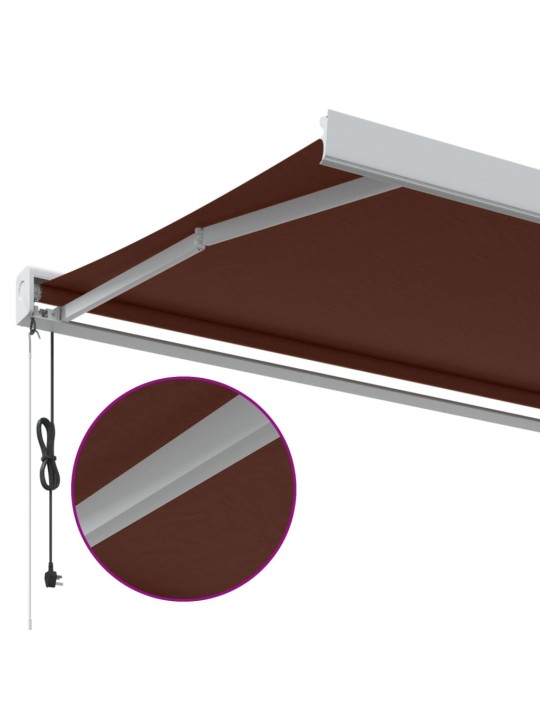 Automaattimarkiisi ruskea 300x250 cm