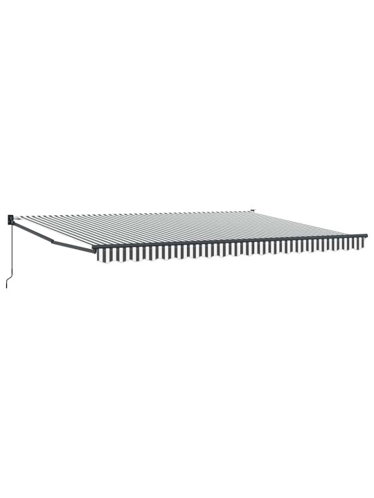 Kelattava markiisi antrasiitti/valk. 4,5x3 m kangas/alumiini