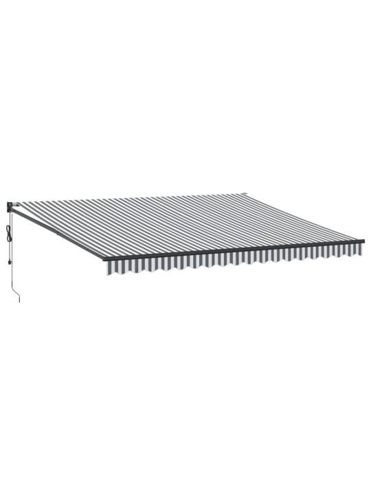 Kelattava markiisi antrasiitti/valk. 4,5x3 m kangas/alumiini