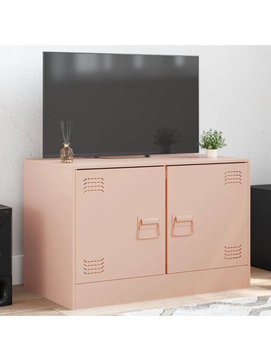 TV-taso pinkki 67x39x44 cm teräs