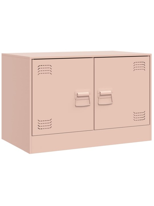 TV-tasot 2 kpl pinkki 67x39x44 cm teräs