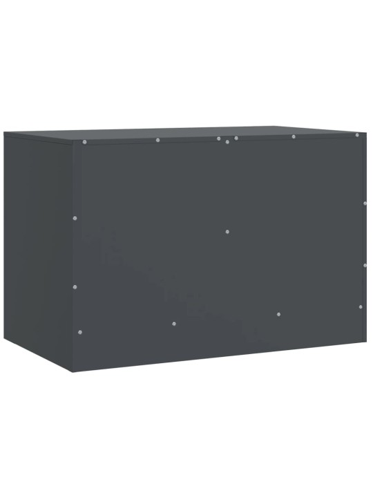 TV-tasot 2 kpl antrasiitti 67x39x44 cm teräs