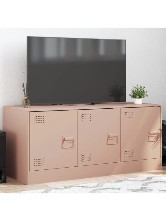 TV-taso pinkki 99x39x44 cm teräs