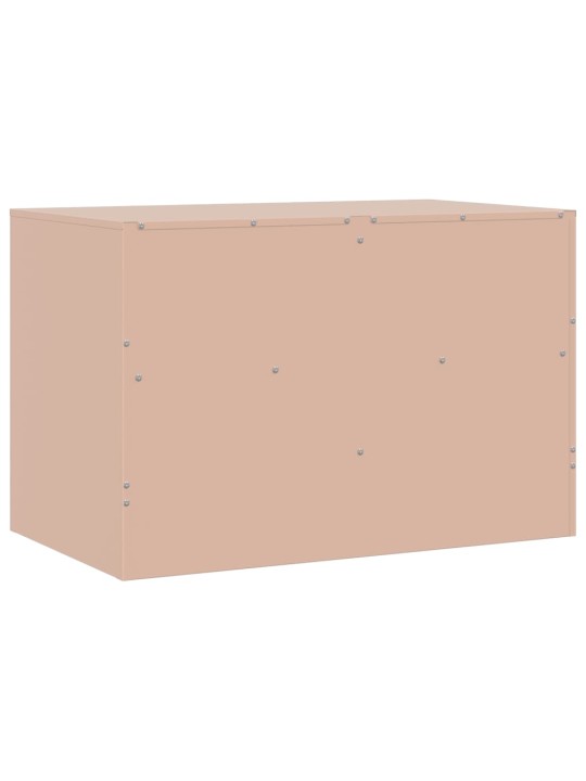 TV-tasot 2 kpl pinkki 67x39x44 cm teräs