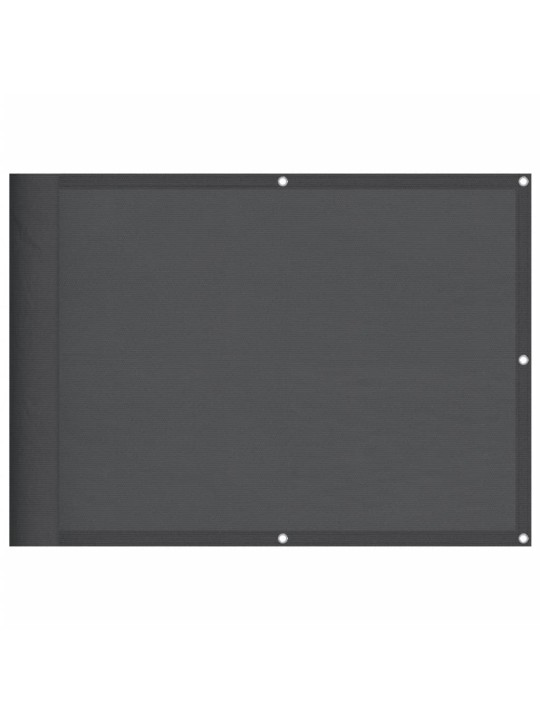 Parvekesuoja antrasiitti 75x700 cm 100% oxford polyesteri