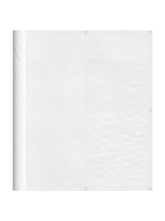 Parvekesuoja valkoinen 120x700 cm 100% oxford polyesteri