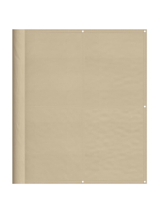 Parvekesuoja beige 120x700 cm 100% oxford polyesteri