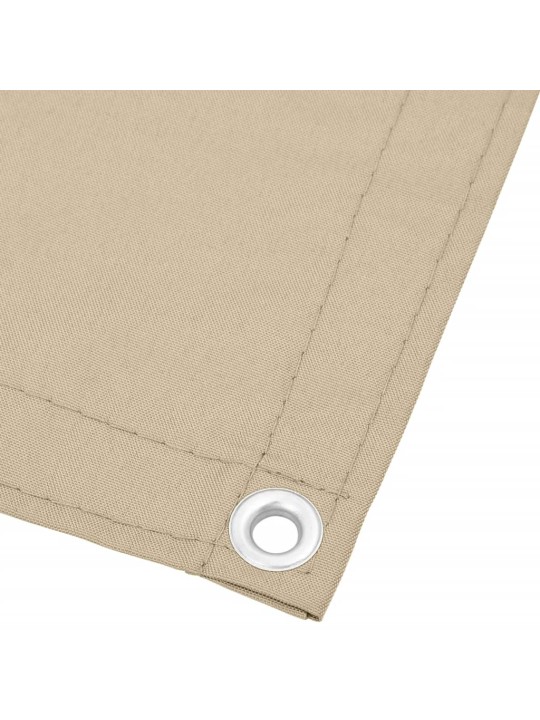 Parvekesuoja beige 120x800 cm 100% polyesteri oxford kangas