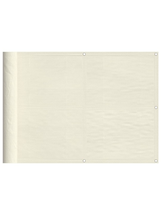 Parvekesuoja kerma 75x700 cm 100% polyesteri oxford kangas