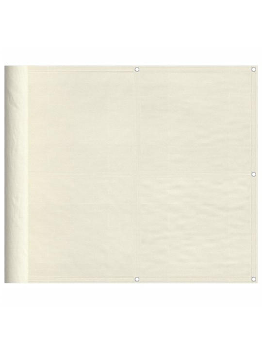 Parvekesuoja kerma 90x800 cm 100% polyesteri oxford kangas