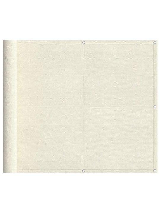 Parvekesuoja kerma 90x1000 cm 100% polyesteri oxford kangas