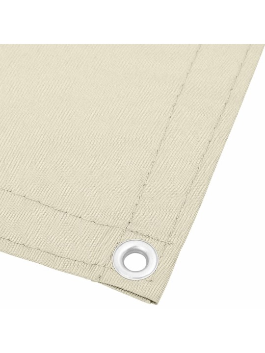Parvekesuoja kerma 120x700 cm 100% polyesteri oxford kangas