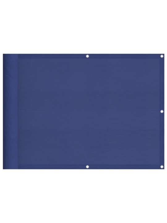 Parvekesuoja sininen 75x1000 cm 100% polyesteri oxford kangas