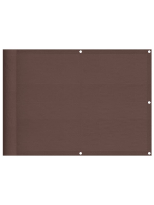 Parvekesuoja ruskea 75x800 cm 100% polyesteri oxford kangas