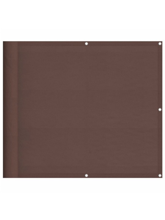 Parvekesuoja ruskea 90x1000 cm 100% polyesteri oxford kangas