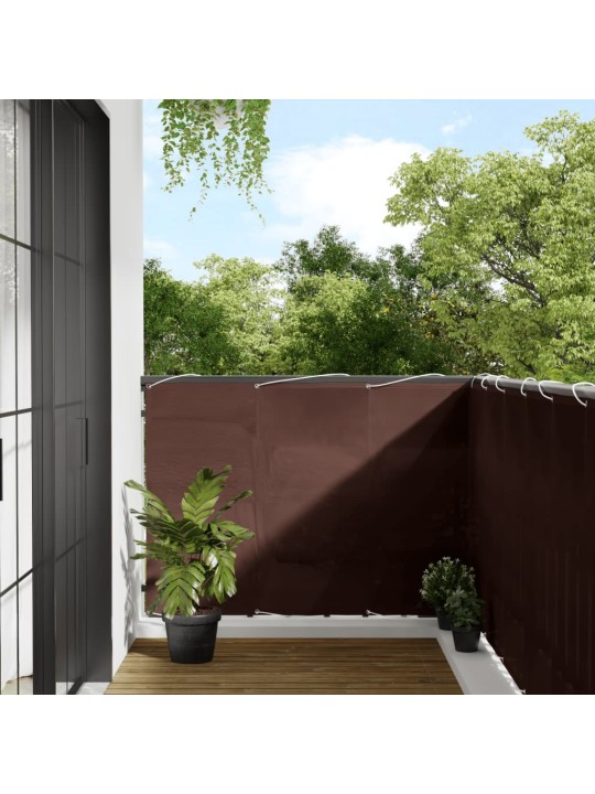 Parvekesuoja ruskea 120x700 cm 100% polyesteri oxford kangas