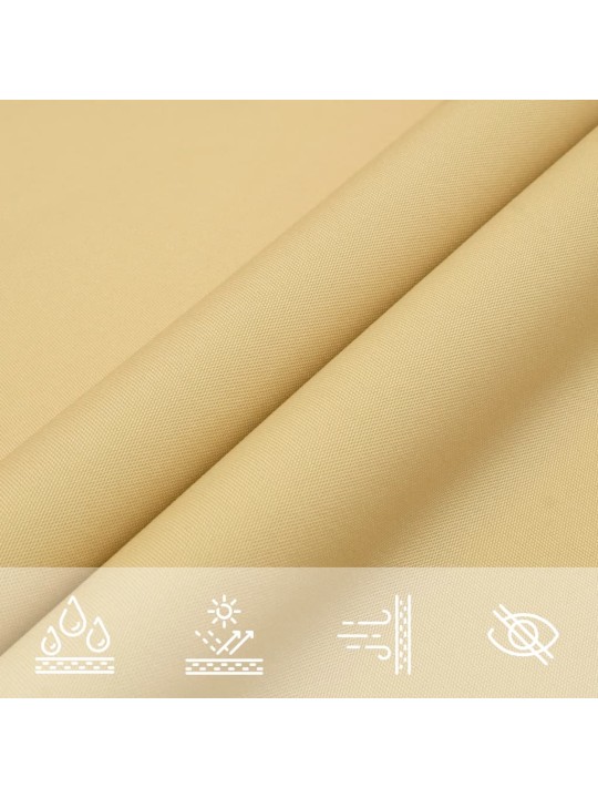 Aurinkopurje hiekka 2x2x2 m 100% oxford polyesteri