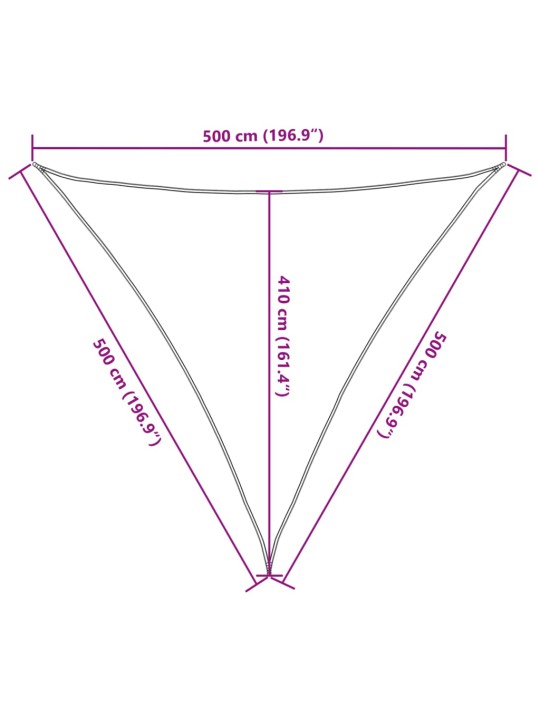 Aurinkopurje hiekka 5x5x5 m 100% Oxford polyesteri