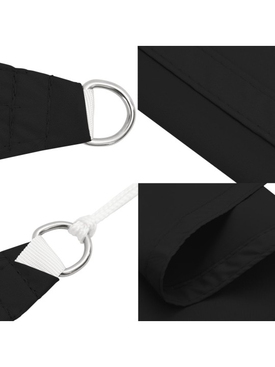 Aurinkopurje musta 2x2x2 m 100% oxford polyesteri
