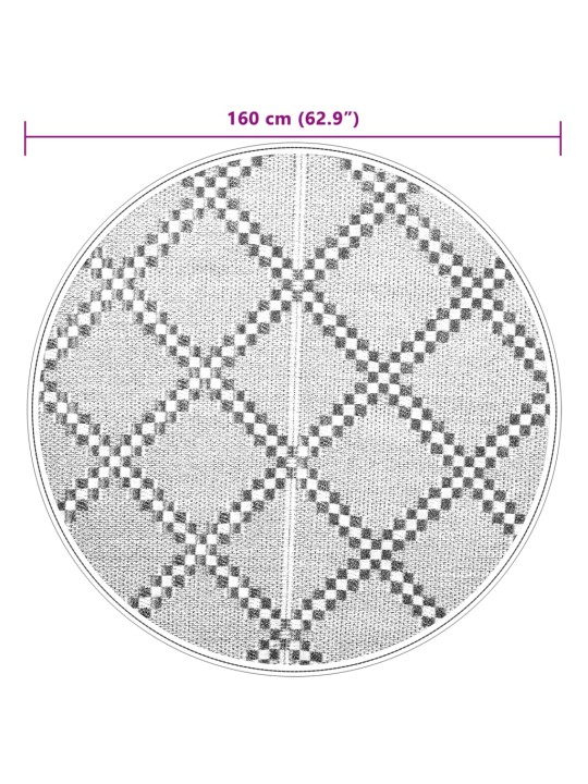 Ulkomatto ruskea Ø160 cm PP