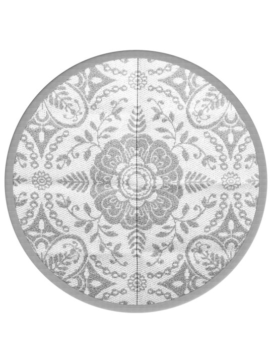 Ulkomatto arakil vaaleanharmaa ø120 cm pp