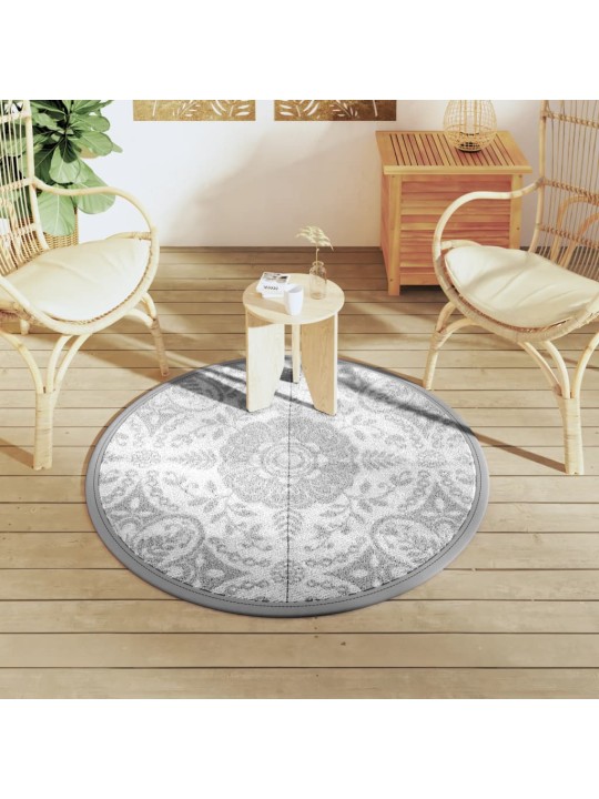 Ulkomatto arakil vaaleanharmaa ø120 cm pp