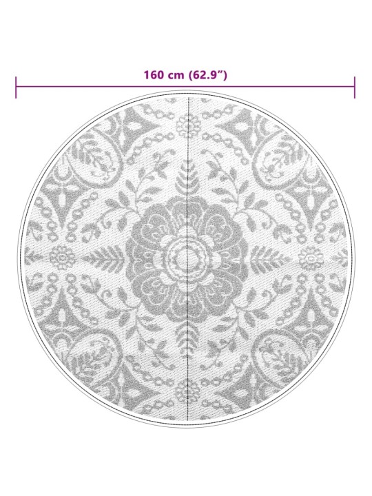 Ulkomatto ARAKIL vaaleanharmaa Ø160 cm PP
