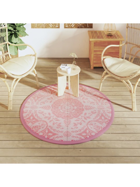Ulkomatto arakil pinkki ø120 cm pp