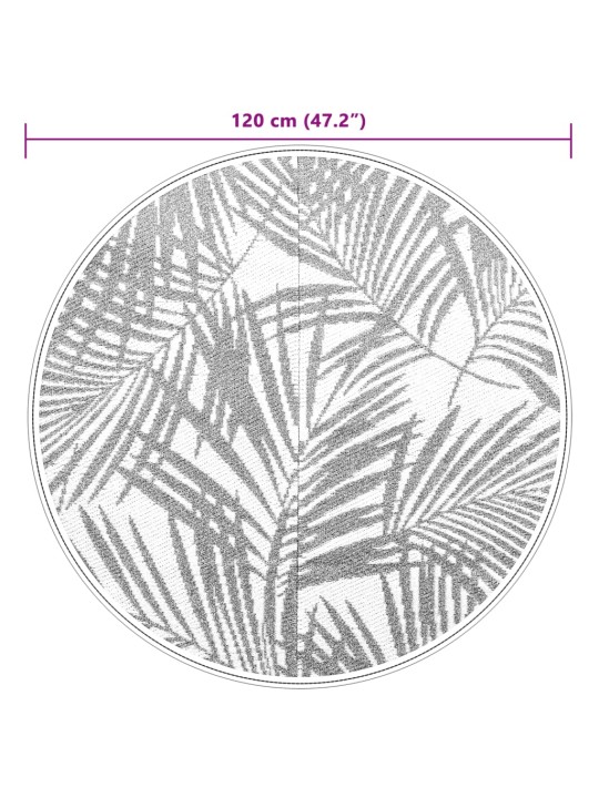 Ulkomatto ARAKIL Vihreä Ø120 cm PP