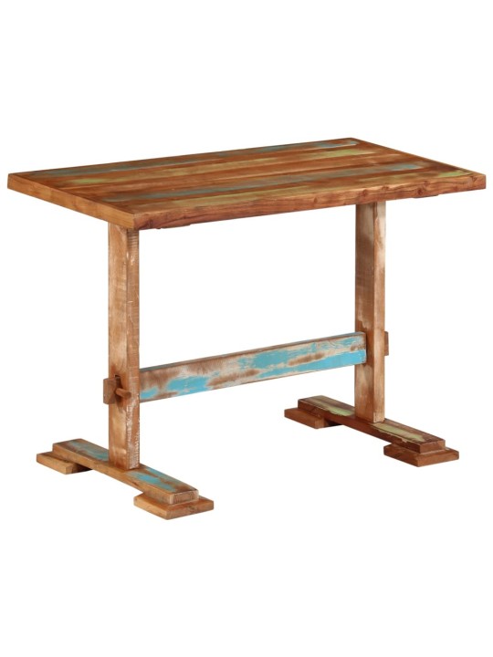 Ruokapöytä 110x55x78 cm kierrätetty täyspuu