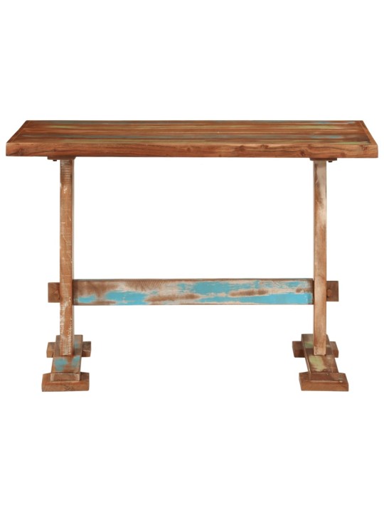 Ruokapöytä 110x55x78 cm kierrätetty täyspuu