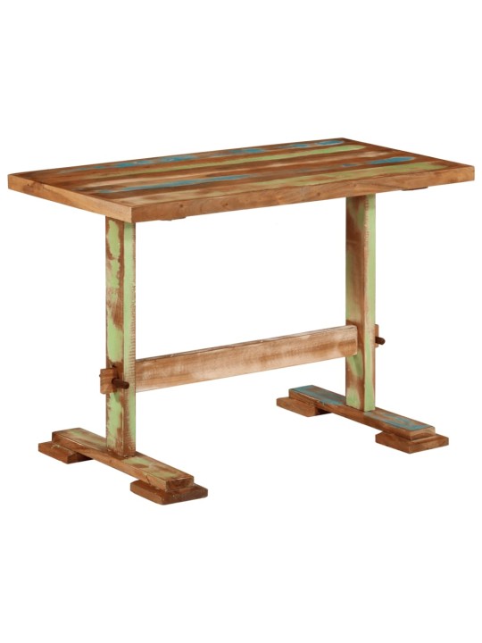 Ruokapöytä 110x55x78 cm kierrätetty täyspuu