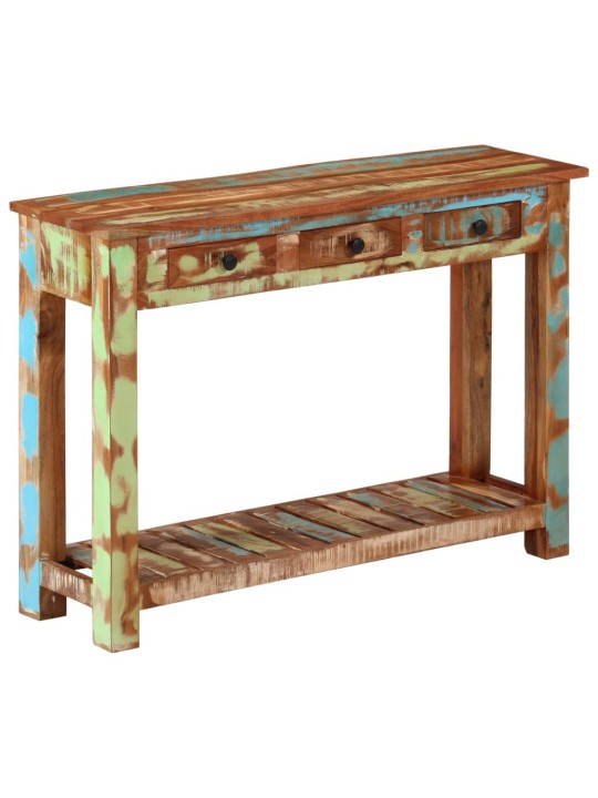 Konsolipöytä 110x30x76 cm kierrätetty täyspuu