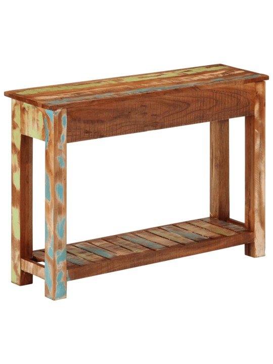 Konsolipöytä 110x30x76 cm kierrätetty täyspuu