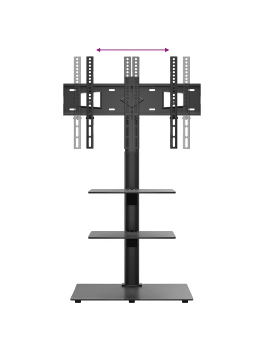 TV-taso kulmaan 3 tasoa 32-65" musta