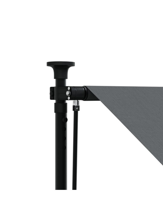 Sisäänkelattava markiisi antrasiitti 350x150 cm kangas ja teräs