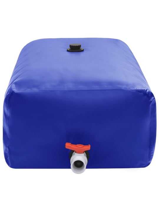 Taitettava vesisäiliö hanalla 100 l pvc