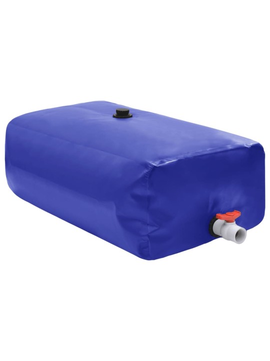 Taitettava vesisäiliö hanalla 500 l pvc