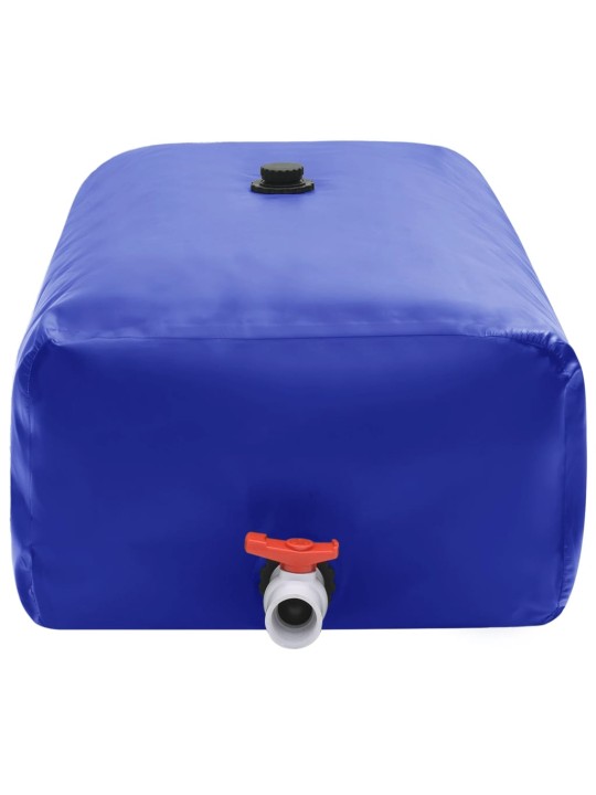 Taitettava vesisäiliö hanalla 500 l pvc