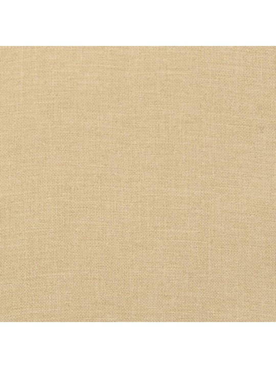 Matalaselkätuolin tyynyt 6 kpl beige 100x50x4 cm kangas