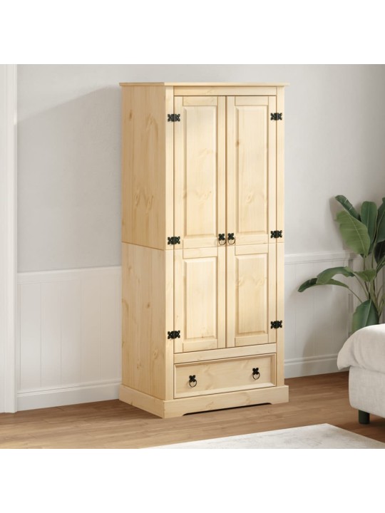 Vaatekaappi corona 76x50x170 cm täysi mänty