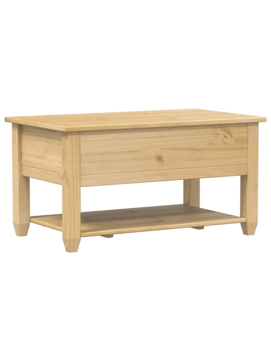 Sohvapöytä laatikoilla corona 85x50x45 cm täysi mänty