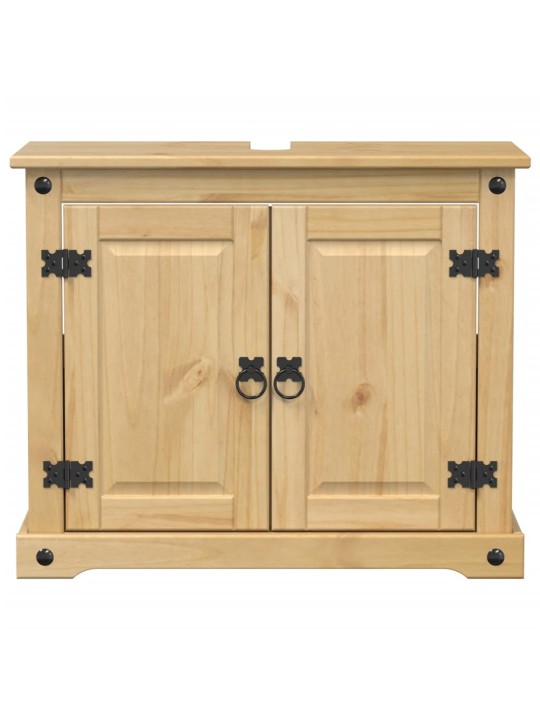Kylpyhuoneen pesuallaskaappi corona 73x33x60 cm täysi mänty