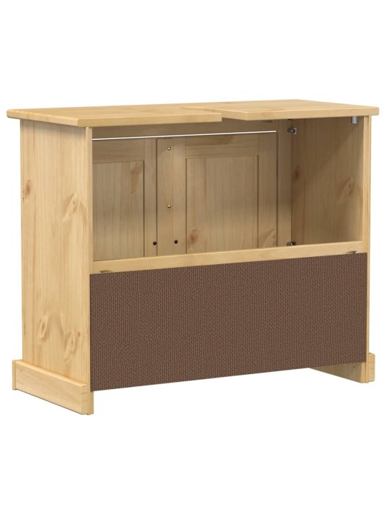Kylpyhuoneen pesuallaskaappi corona 73x33x60 cm täysi mänty