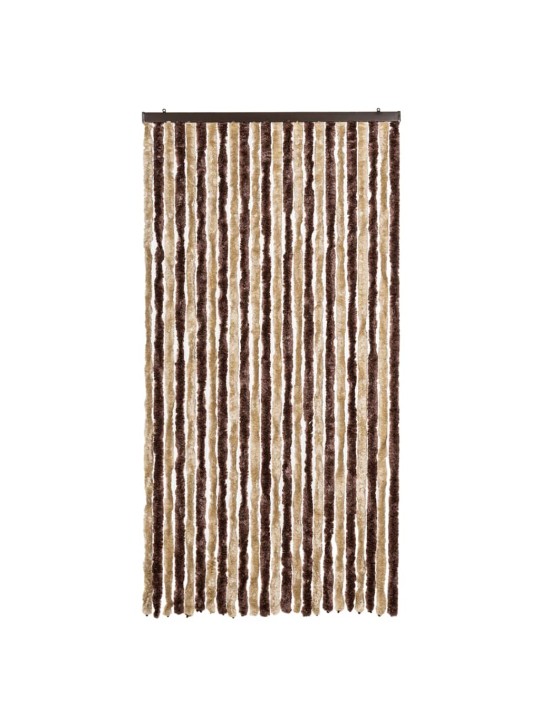 Hyönteisverho beige ja vaaleanruskea 100x200 cm chenille