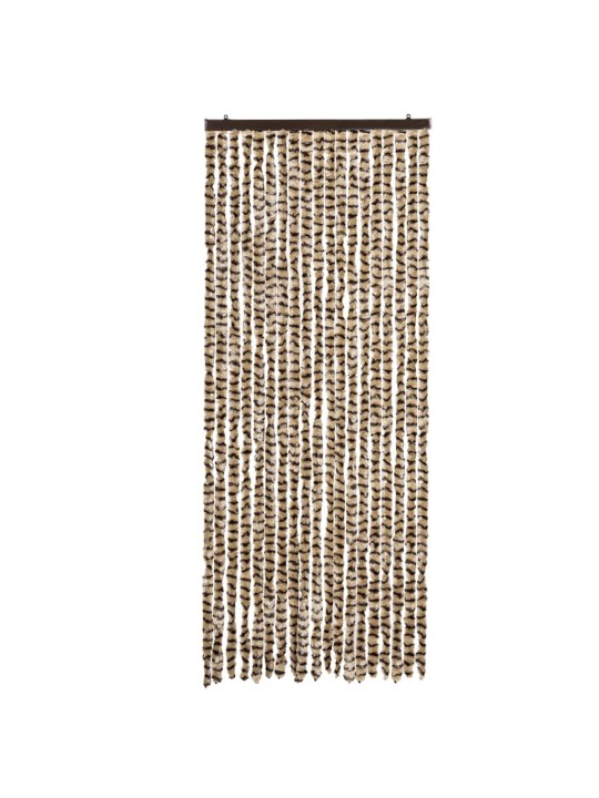 Hyönteisverho beige ja ruskea 56x200 cm Chenille