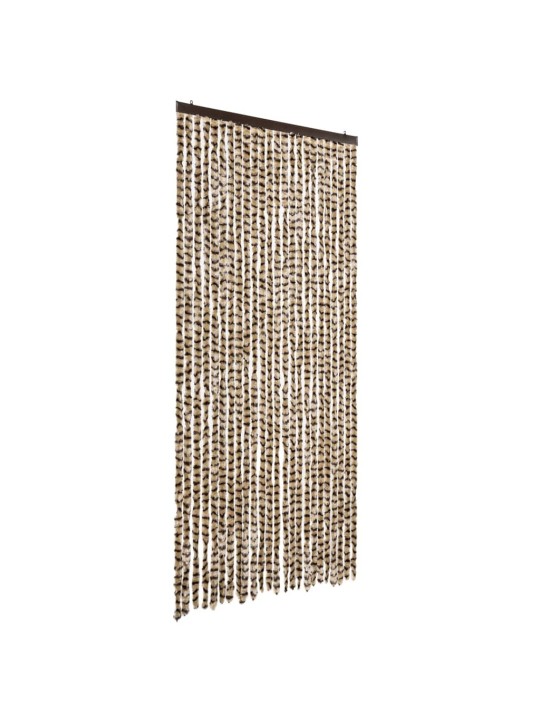 Hyönteisverho beige ja ruskea 100x200 cm chenille